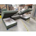 Narożnik PETER U - Now or Never 37 - zielony - OUTLETU