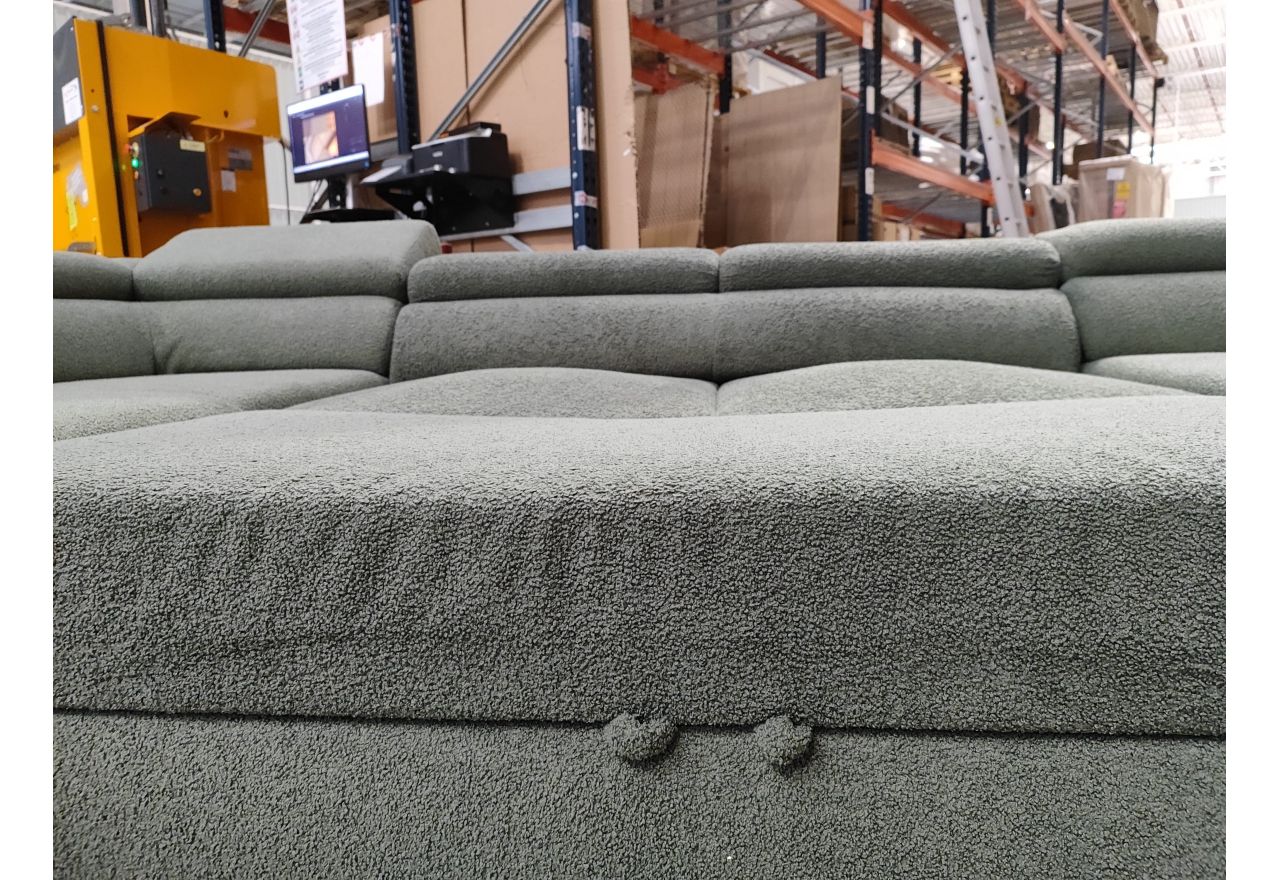 Narożnik PETER U - Now or Never 37 - zielony - OUTLETU