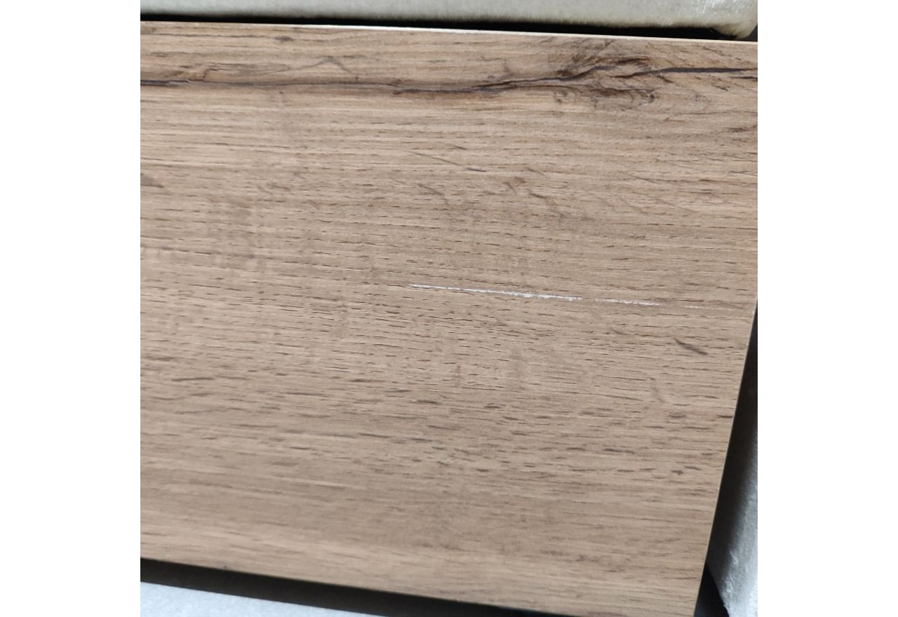 Łóżko kontynentalne VENETO KING 180x200 - Monolith 02 - beżowy - OUTLETU