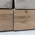 Łóżko kontynentalne VENETO KING 180x200 - Monolith 02 - beżowy - OUTLETU