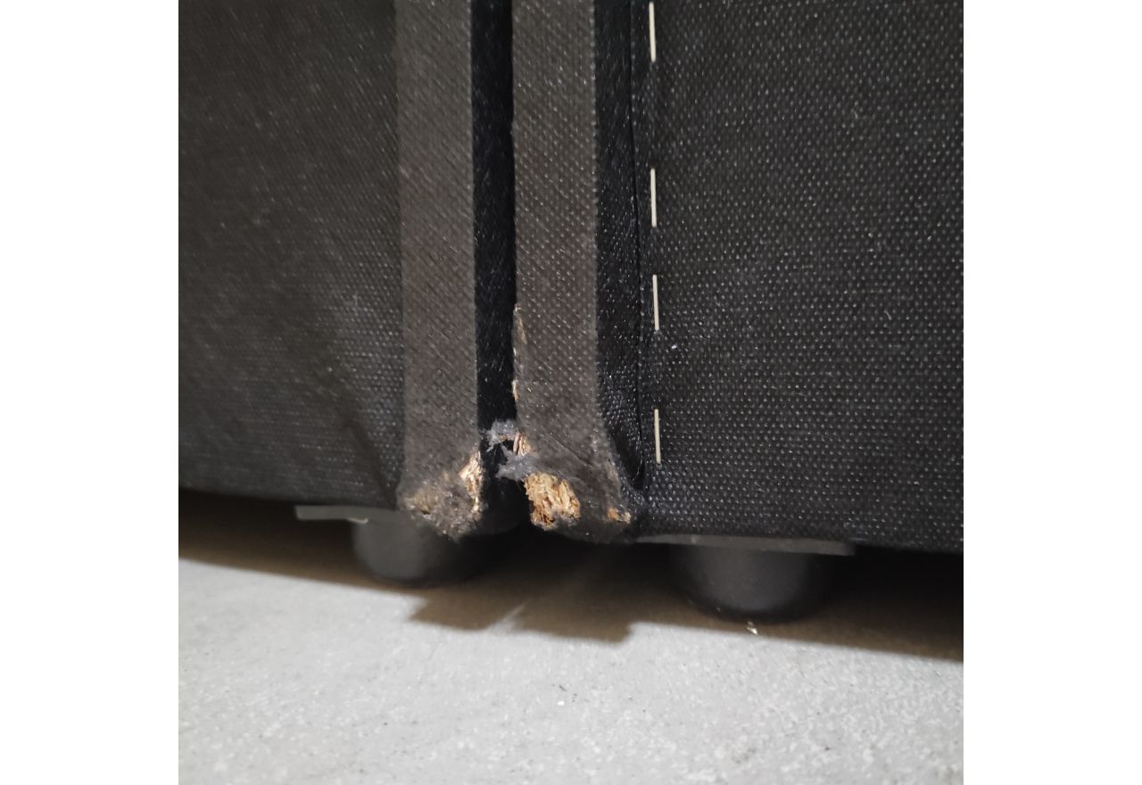 Łóżko kontynentalne PERA 180x200 - Matana 17 - beżowy - OUTLETU