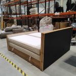 Łóżko kontynentalne ALBERO 2 KING DUO 200x200 - Monolith 02 - beżowy - OUTLETU