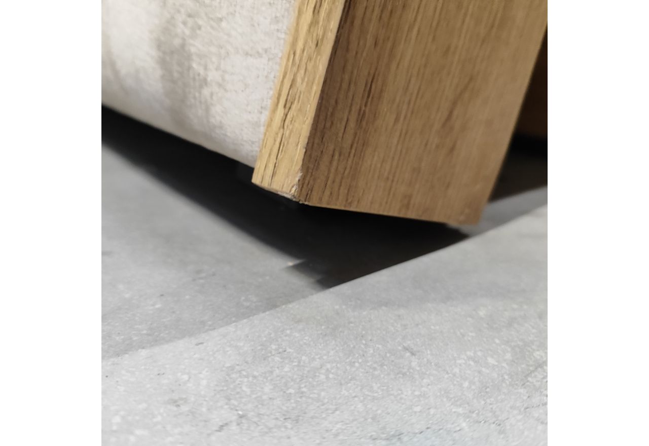 Łóżko kontynentalne ALBERO 2 KING DUO 200x200 - Monolith 02 - beżowy - OUTLETU