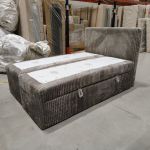 Łóżko kontynentalne TILIANO 140x200 - Tilia 11 - jasny brąz - OUTLET