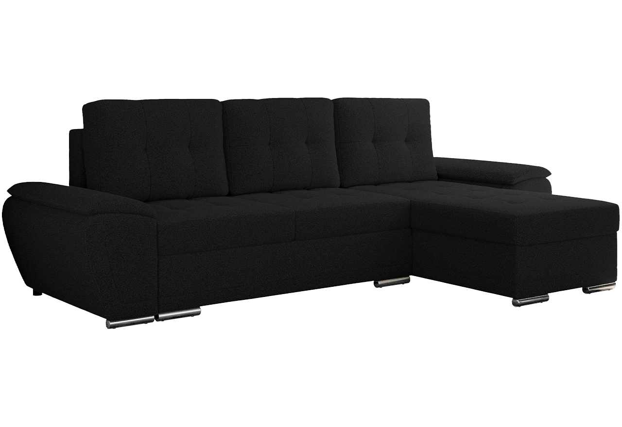 Narożnik UMBRIA L - Now or Never 100 - czarny - OUTLET