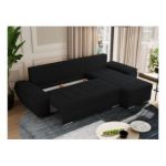 Narożnik UMBRIA L - Now or Never 100 - czarny - OUTLET