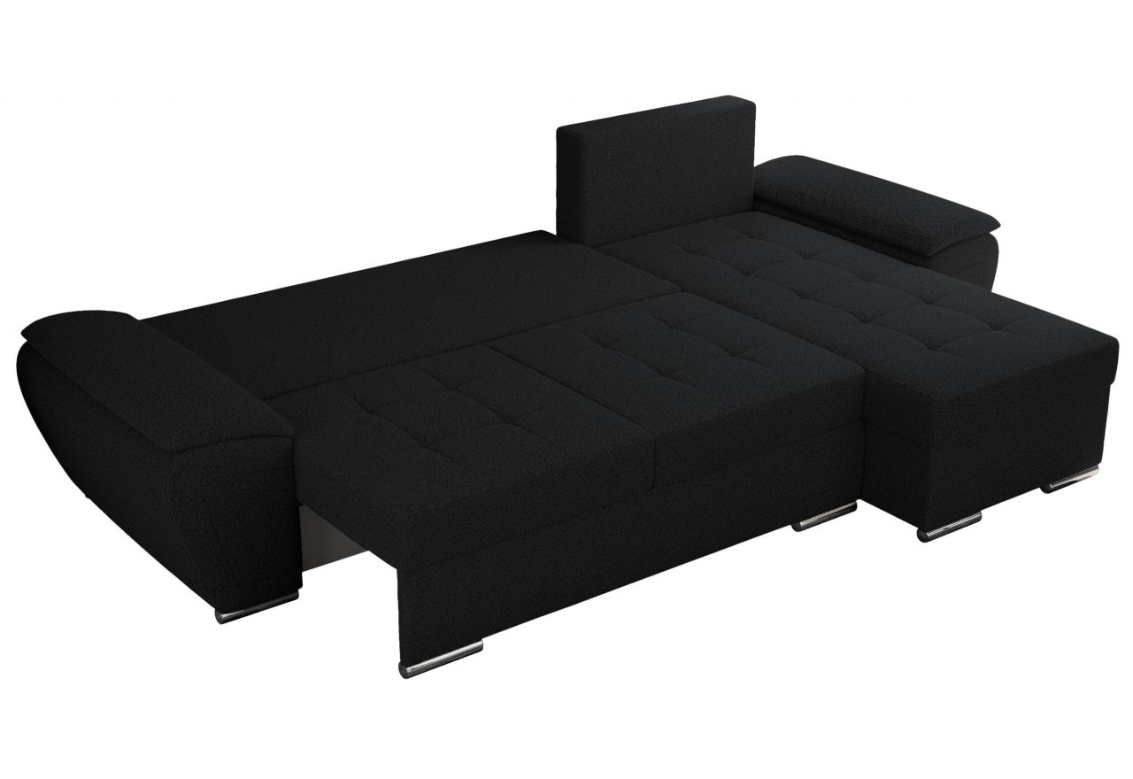 Narożnik UMBRIA L - Now or Never 100 - czarny - OUTLET