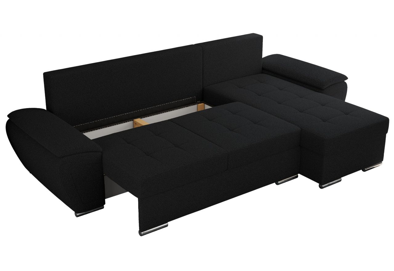 Narożnik UMBRIA L - Now or Never 100 - czarny - OUTLET