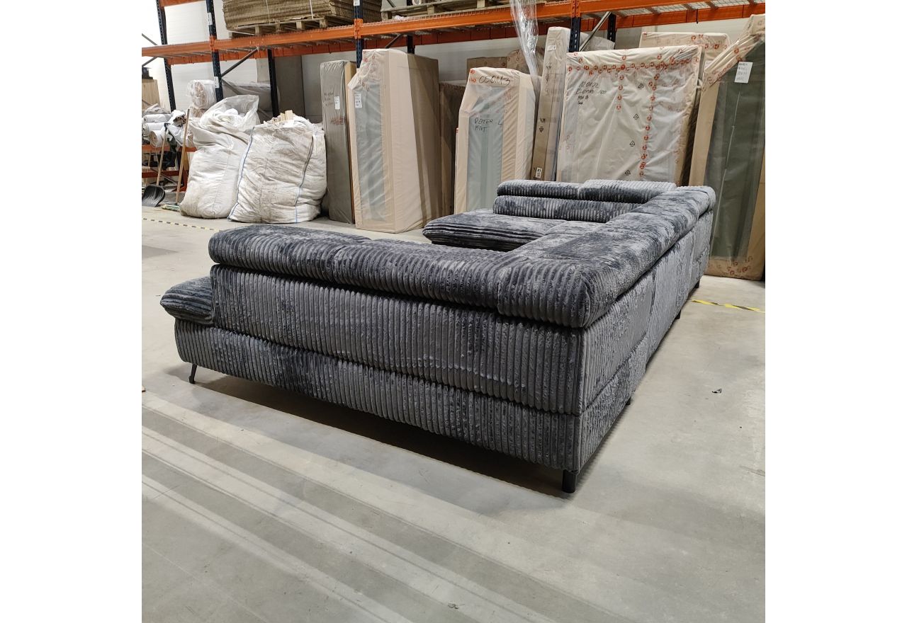 Narożnik PETER U - Tilia 90 - szary - OUTLETU