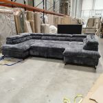 Narożnik PETER U - Tilia 90 - szary - OUTLETU