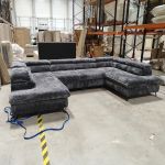 Narożnik PETER U - Tilia 90 - szary - OUTLETU