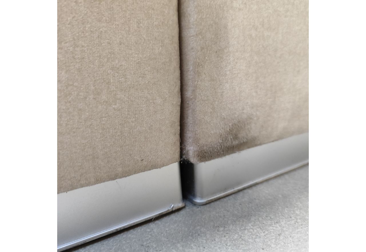 Łóżko kontynentalne ALLY 180x200 - Monolith 02 - beżowy - OUTLETU