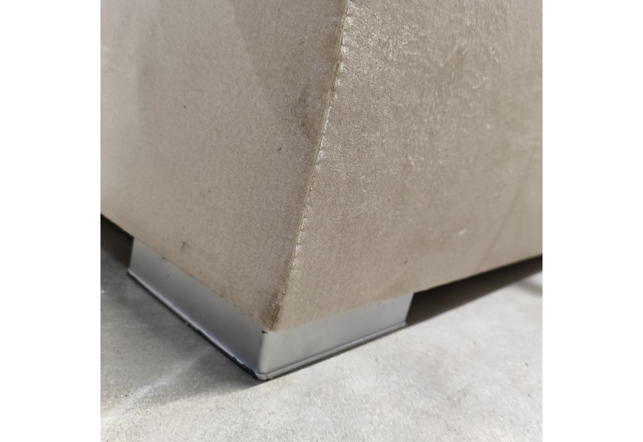 Łóżko kontynentalne ALLY 180x200 - Monolith 02 - beżowy - OUTLETU