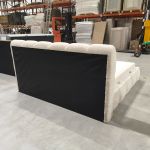 Łóżko kontynentalne NIRA 180x200 - Lapit 23 - beżowy - OUTLETU