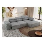 Narożnik z elektrycznym sterowaniem RILASSO L - Monolith 84 - jasny szary - OUTLETU