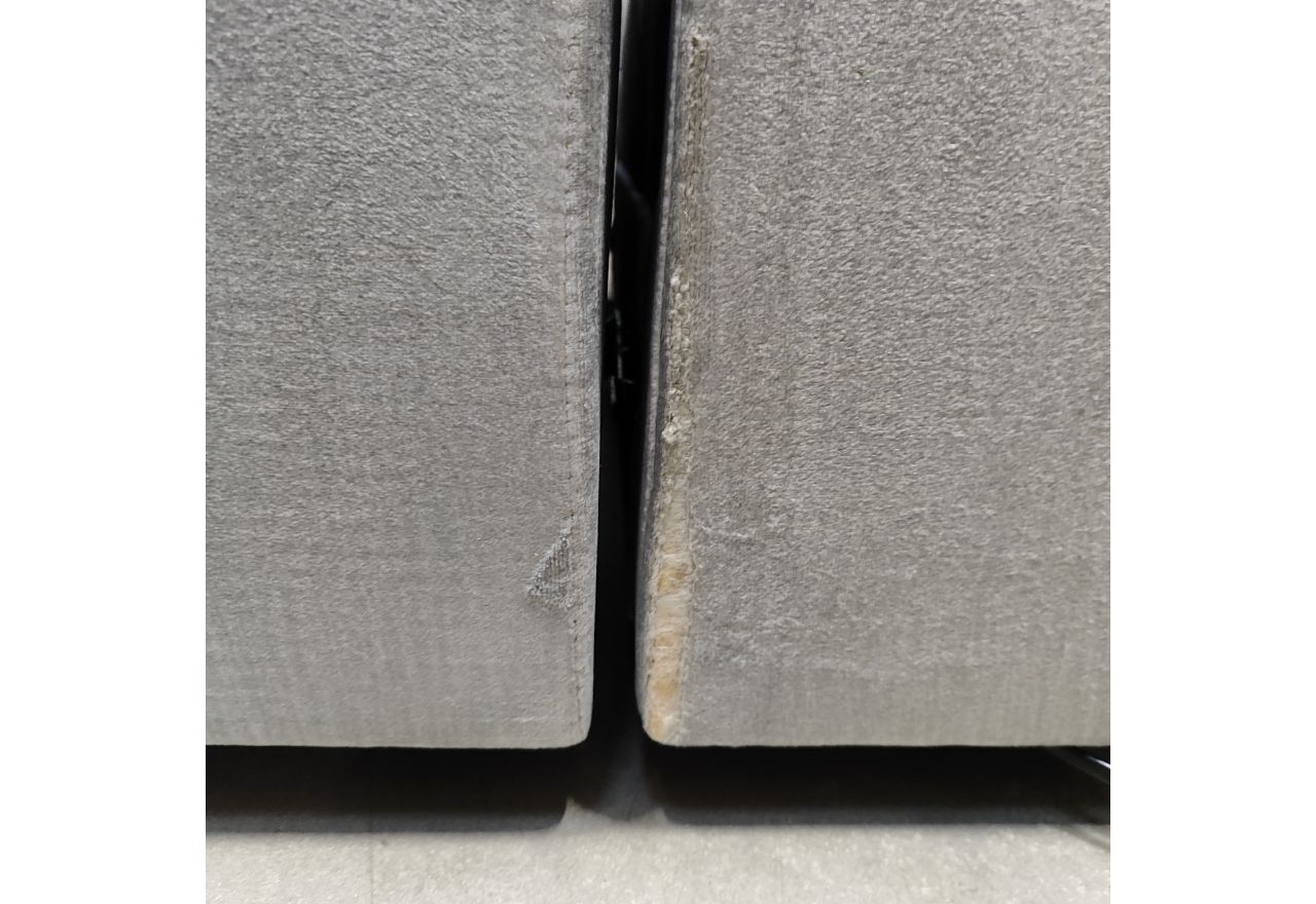 Narożnik z elektrycznym sterowaniem RILASSO L - Monolith 84 - jasny szary - OUTLETU