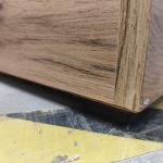 Łóżko kontynentalne ALBERO 1 180x200 - Monolith 84 - jasny szary - OUTLETU