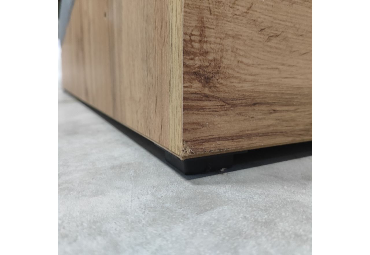 Łóżko kontynentalne ALBERO 1 180x200 - Monolith 84 - jasny szary - OUTLETU