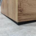 Łóżko kontynentalne ALBERO 1 180x200 - Monolith 84 - jasny szary - OUTLETU