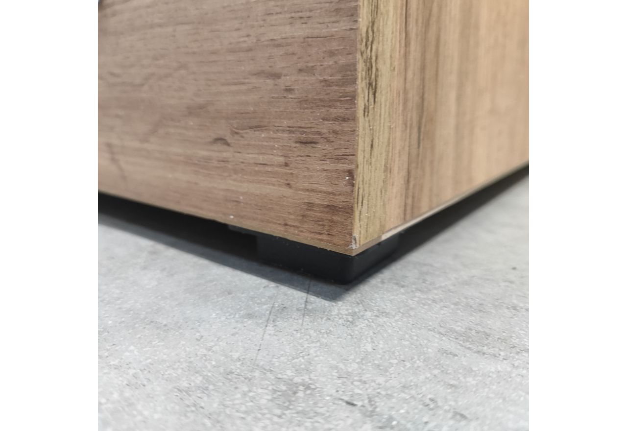 Łóżko kontynentalne ALBERO 1 180x200 - Monolith 84 - jasny szary - OUTLETU