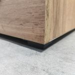 Łóżko kontynentalne ALBERO 1 180x200 - Monolith 84 - jasny szary - OUTLETU