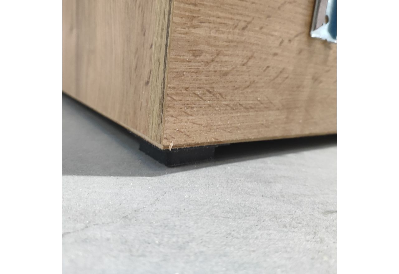 Łóżko kontynentalne ALBERO 1 180x200 - Monolith 84 - jasny szary - OUTLETU