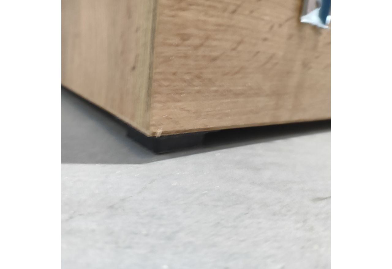 Łóżko kontynentalne ALBERO 1 180x200 - Monolith 84 - jasny szary - OUTLETU