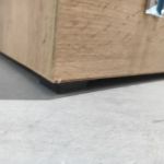 Łóżko kontynentalne ALBERO 1 180x200 - Monolith 84 - jasny szary - OUTLETU