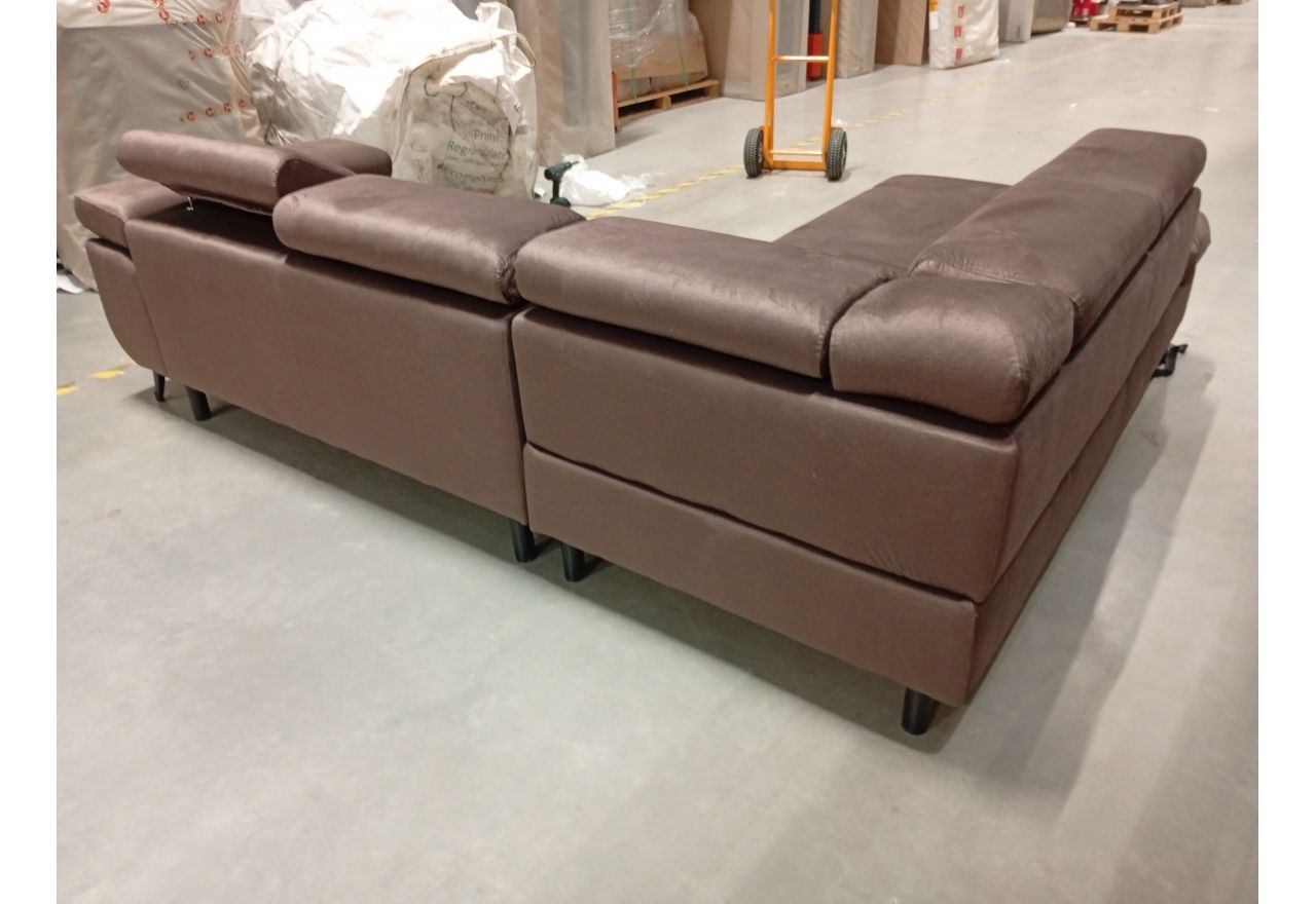 Narożnik PETER L - Monolith 15 - brązowy - OUTLETU