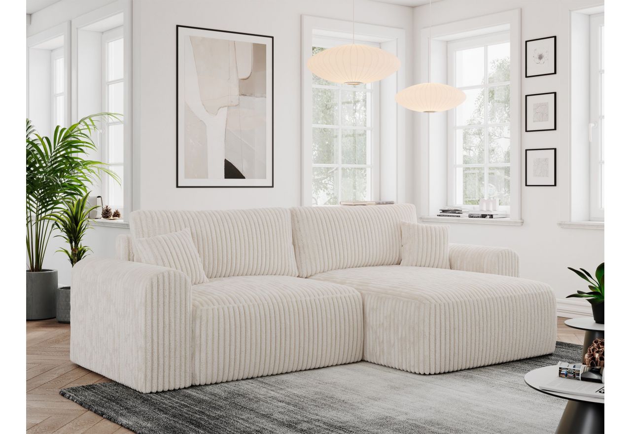 Narożnik NELSON L - Tilia 01 - beżowy - OUTLETU