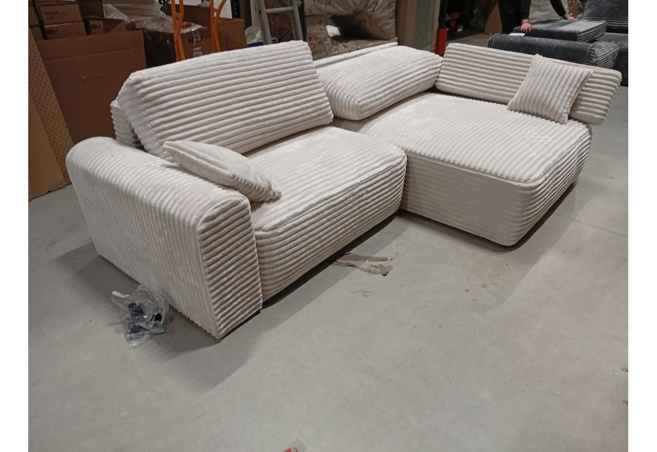 Narożnik NELSON L - Tilia 01 - beżowy - OUTLETU