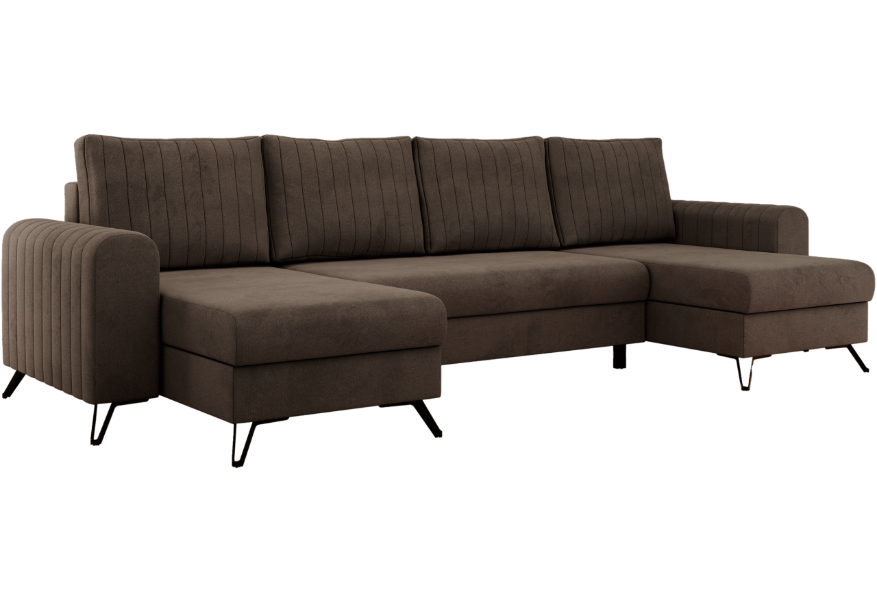 Narożnik AXEL U - Monolith 15 - brązowy - OUTLETU