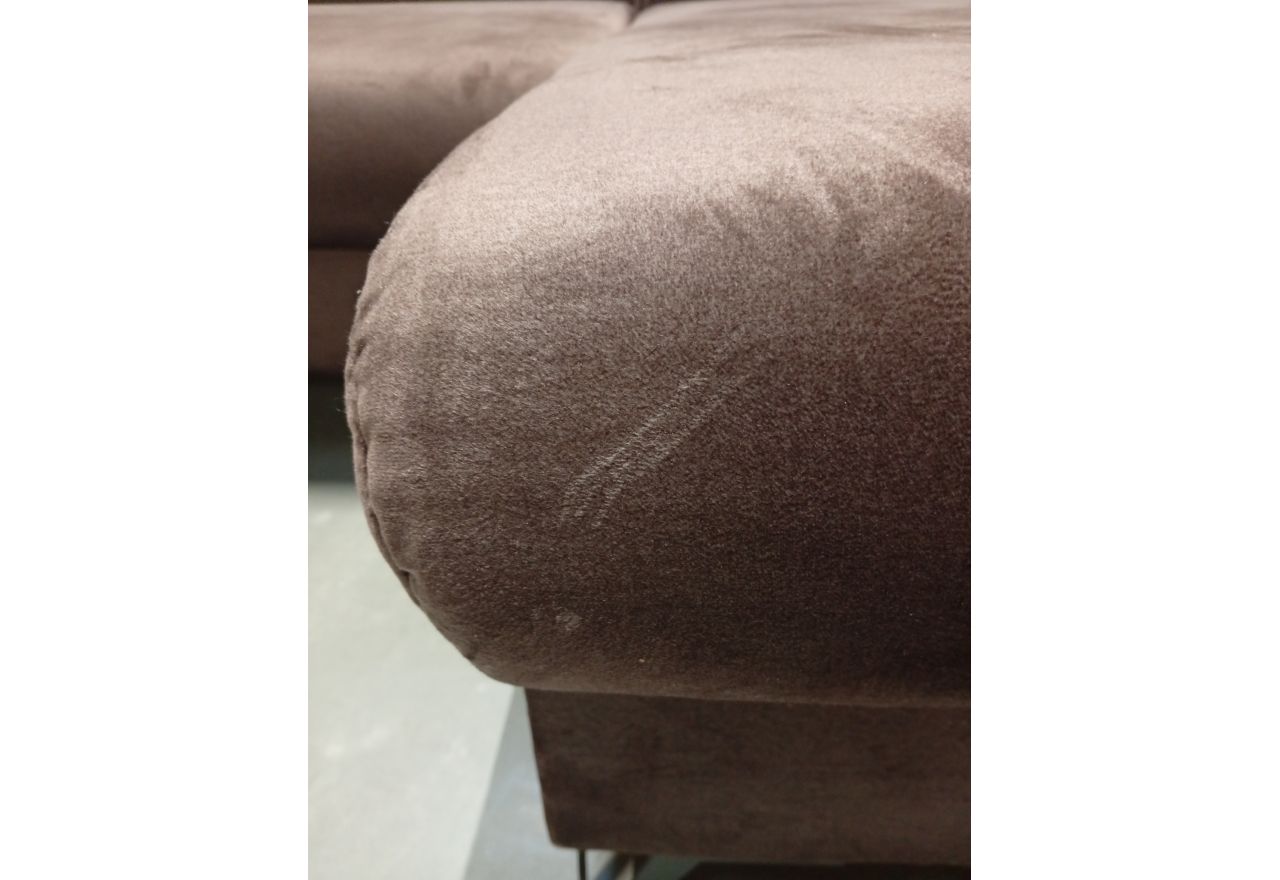 Narożnik AXEL U - Monolith 15 - brązowy - OUTLETU