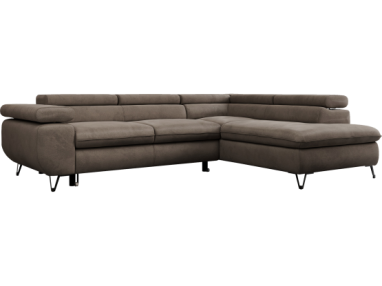 Narożnik PETER L - Monolith 15 - brązowy - OUTLET