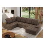 Narożnik MADRITO U - Monolith 15 - brązowy - OUTLETU