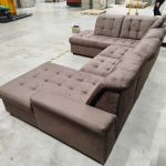 Narożnik MADRITO U - Monolith 15 - brązowy - OUTLETU