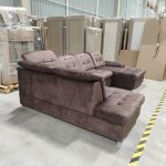 Narożnik MADRITO U - Monolith 15 - brązowy - OUTLETU