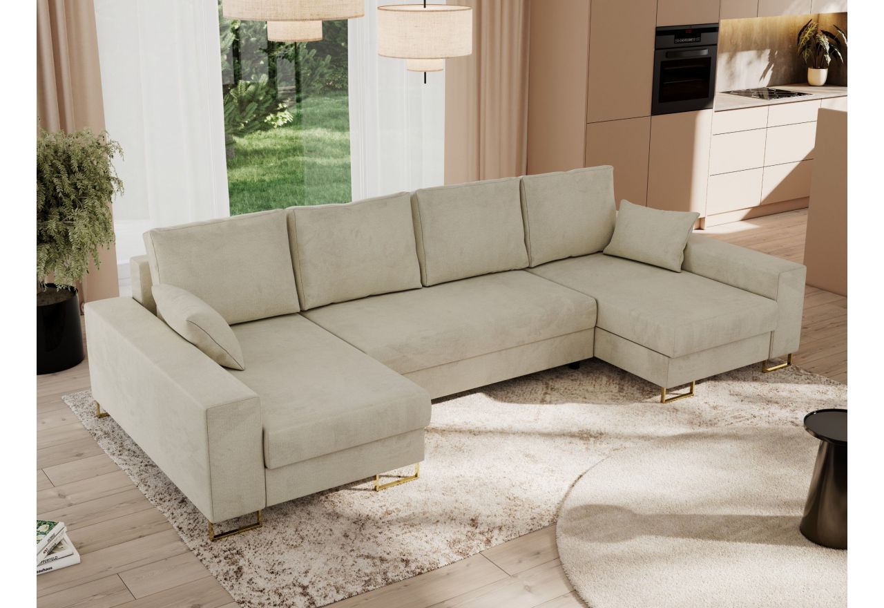 Narożnik DORIAN U - Monolith 02 - beżowy - OUTLETU