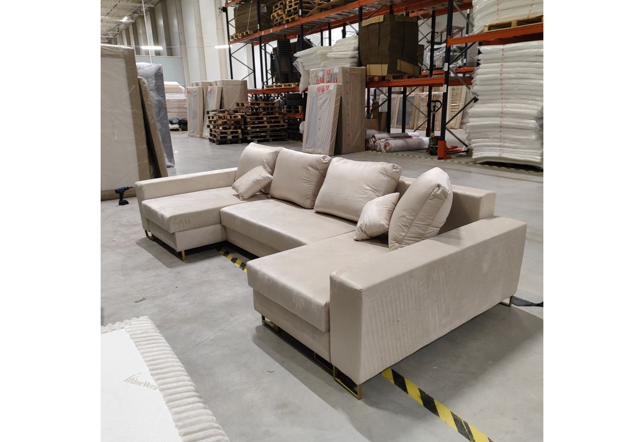 Narożnik DORIAN U - Monolith 02 - beżowy - OUTLETU