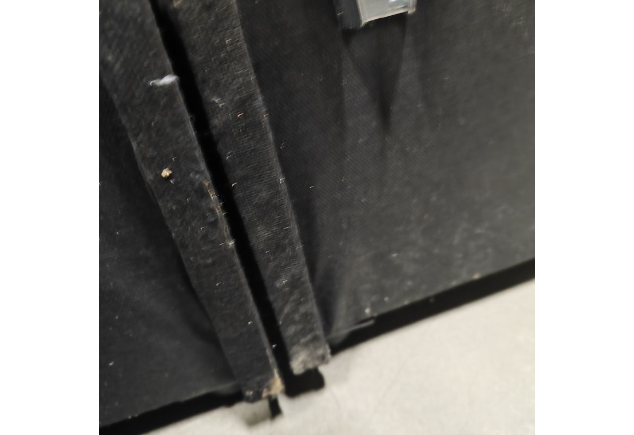 Łóżko kontynentalne PERA 180x200 - Monolith 92 - ciemny szary - OUTLETU