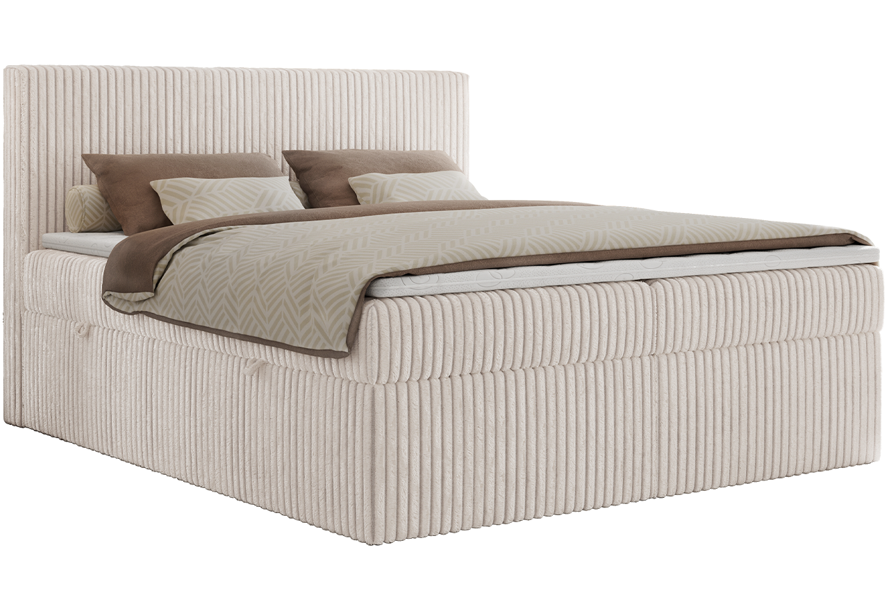 Łóżko kontynentalne TILIANO 180x200 - Tilia 01 - beżowy - OUTLETU