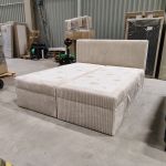 Łóżko kontynentalne TILIANO 180x200 - Tilia 01 - beżowy - OUTLETU