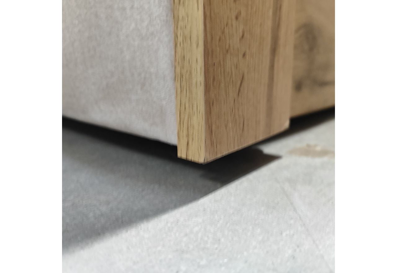 Łóżko kontynentalne ALBERO 2 KING DUO 200x200 - Monolith 02 - beżowy - OUTLETU