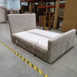 Łóżko kontynentalne TILIANO KING DUO 140x200 - Tilia 01 - beżowy - OUTLETU