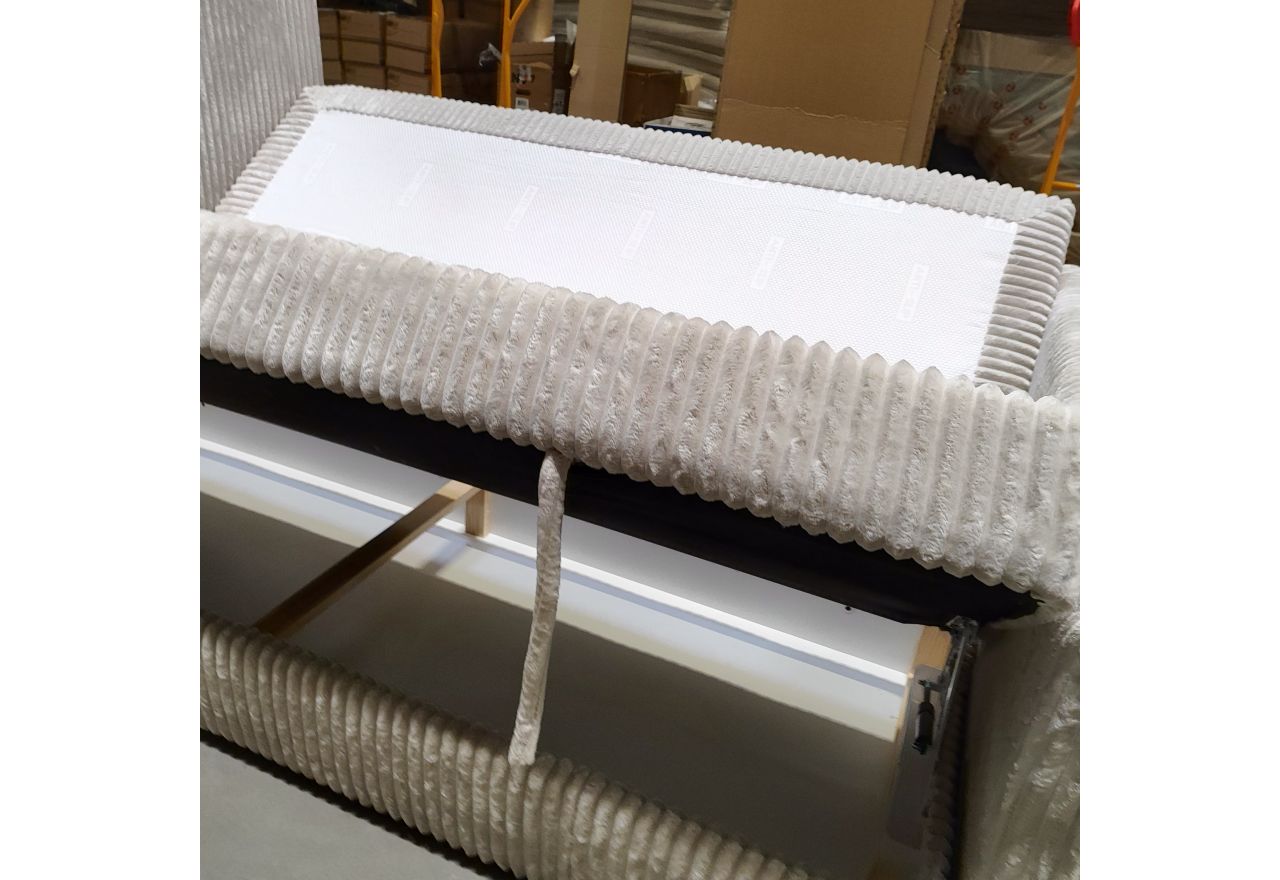 Łóżko kontynentalne TILIANO KING DUO 140x200 - Tilia 01 - beżowy - OUTLETU