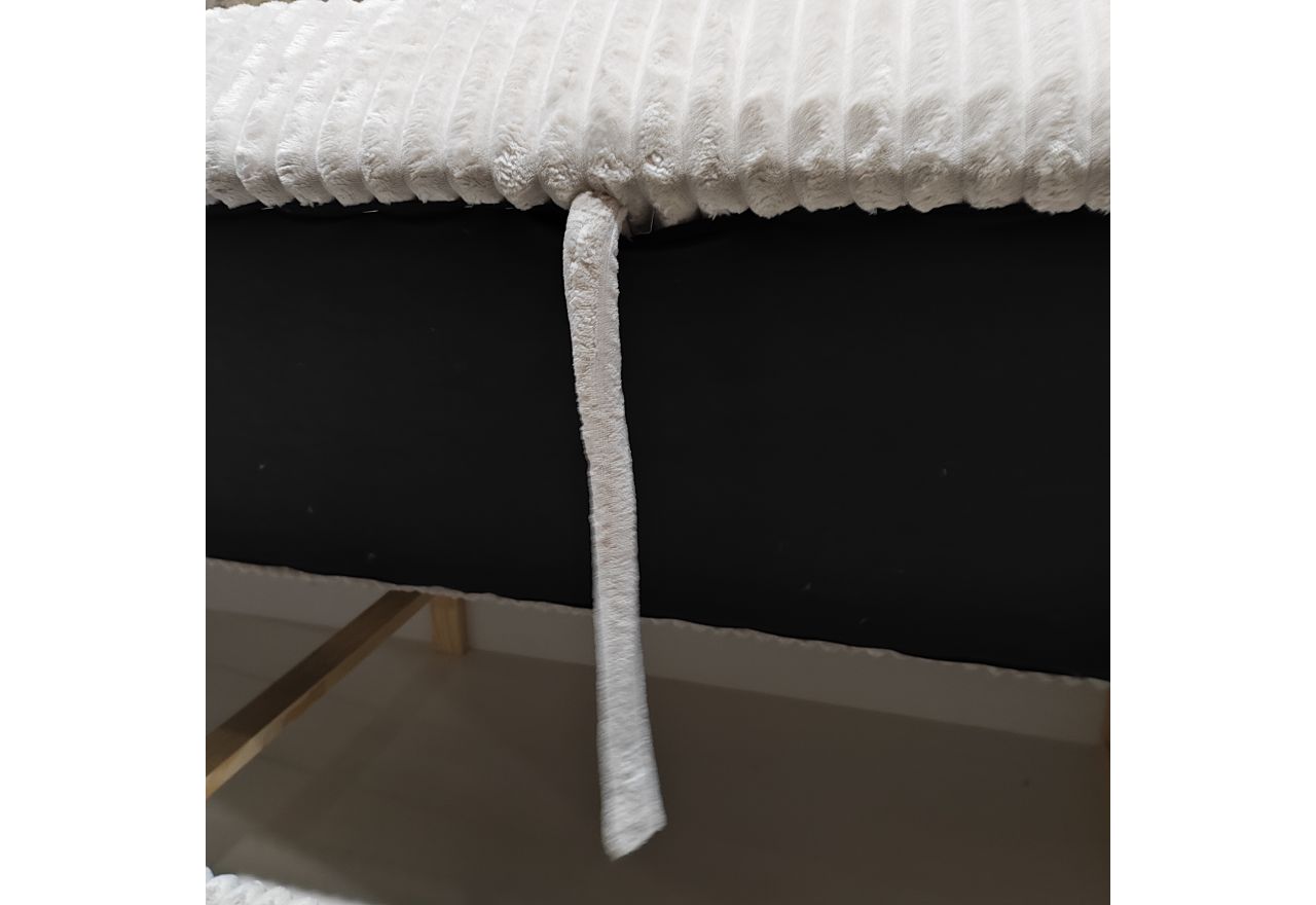 Łóżko kontynentalne TILIANO KING DUO 140x200 - Tilia 01 - beżowy - OUTLETU