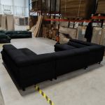 Narożnik PETER U - Now or Never 100 - czarny - OUTLETU