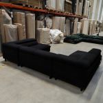 Narożnik PETER U - Now or Never 100 - czarny - OUTLETU