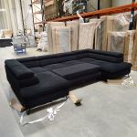 Narożnik PETER U - Now or Never 100 - czarny - OUTLETU