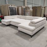 Narożnik PETER U - Paros 01 - beżowy - OUTLETU